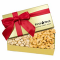 The Executive Cashews & Pistachios Box - Gold